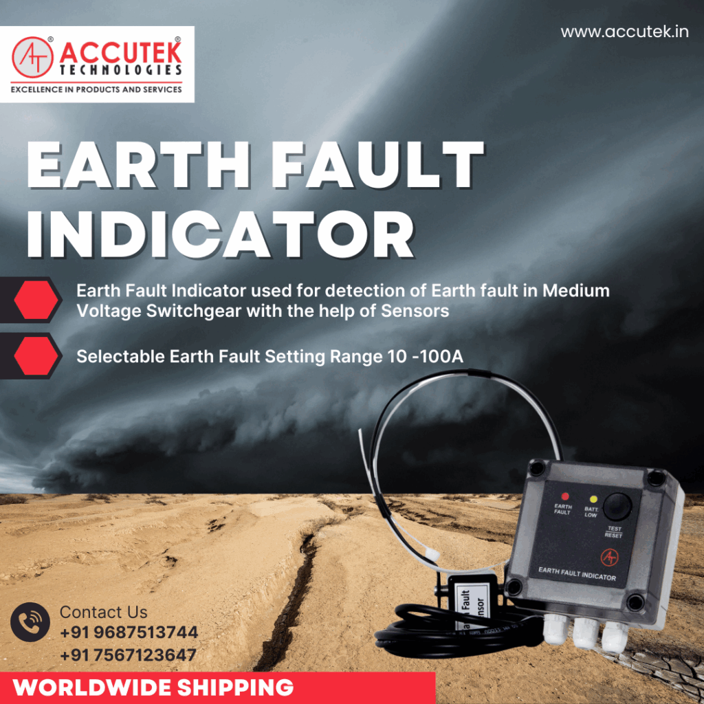 Accutek EFI: Reliable Earth Fault Indicator for Medium Voltage Protection. Discover the Accutek Earth Fault Indicator (EFI) for detecting earth faults in medium voltage switchgear (10-100A setting range), enhancing safety and minimizing downtime.