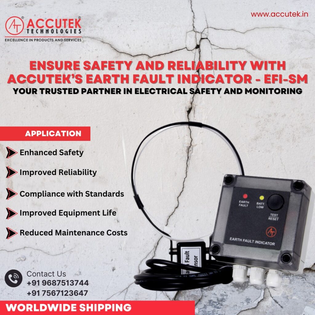Accutek EFI-SM: Reliable Earth Fault Indicator for Enhanced Electrical Safety Ensure safety and reliability with Accutek's Earth Fault Indicator EFI-SM. Your trusted partner for enhanced safety, improved reliability, and reduced maintenance costs in electrical systems.